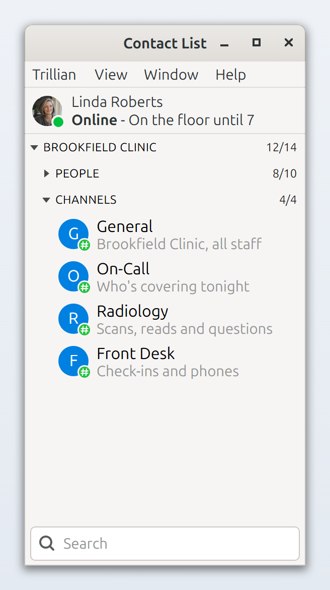 Teams as folders
