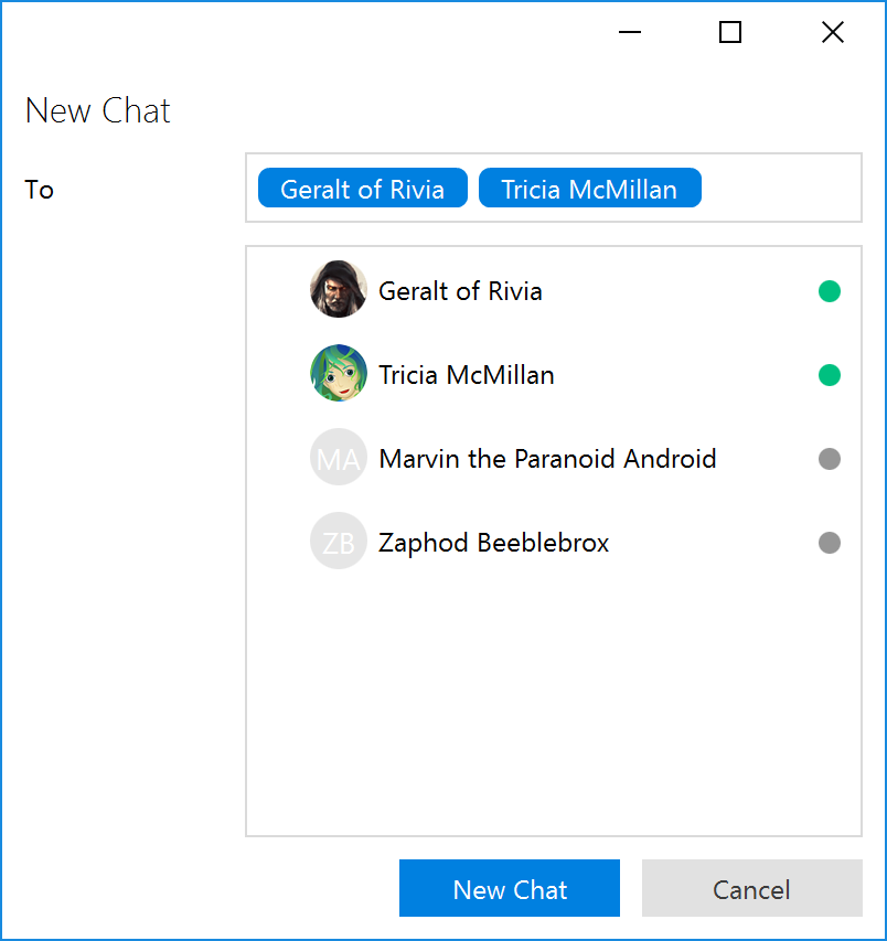 Create a group chat 